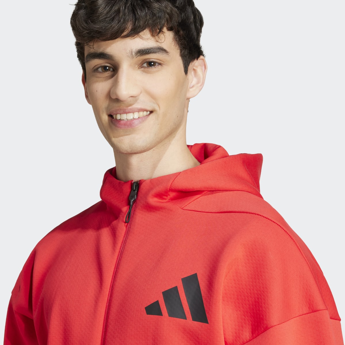 Casaco de Homem com Capuz Z.N.E. New Vermelho-3
