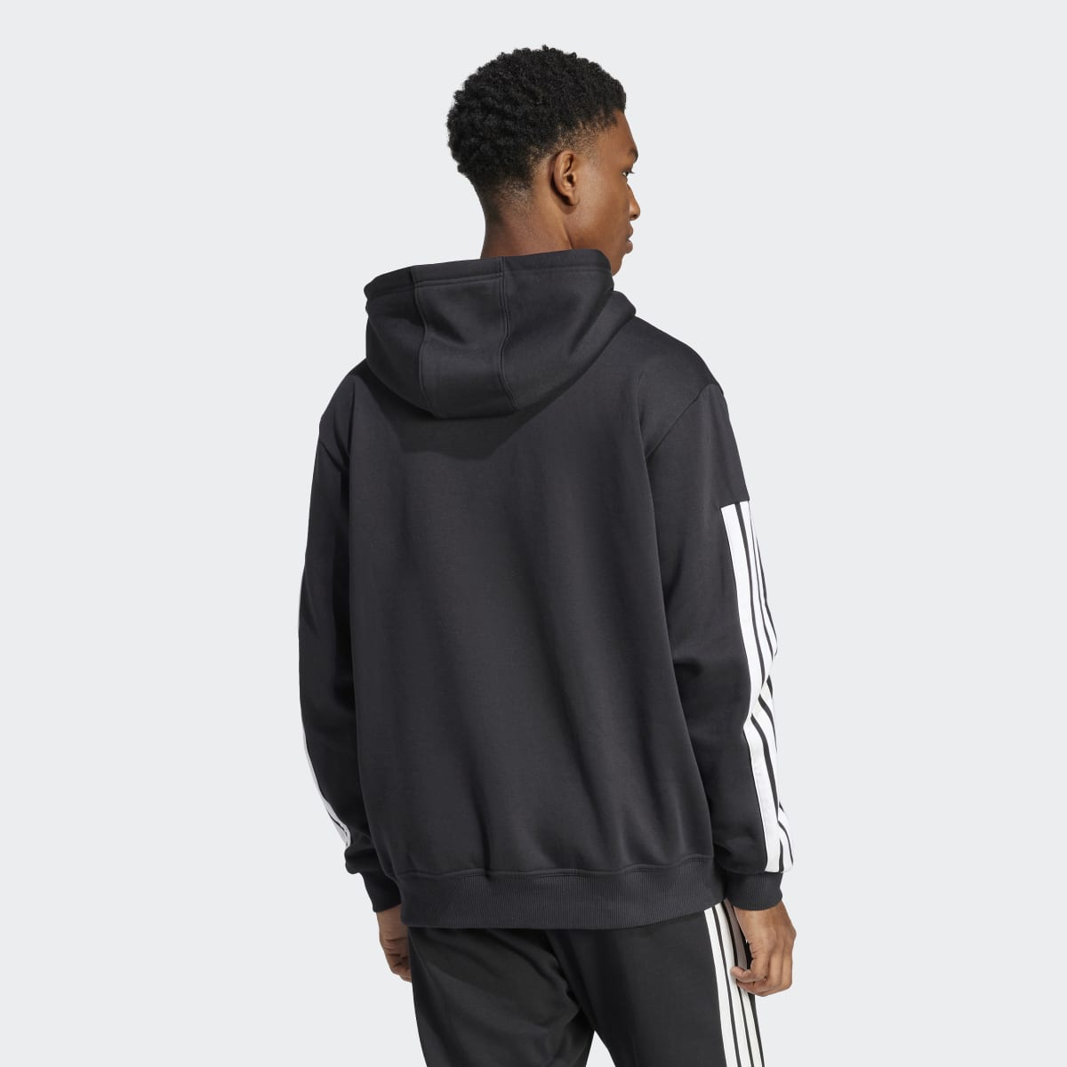 Sweatshirt de Homem com Capuz House of Tiro Fleece Preto-2