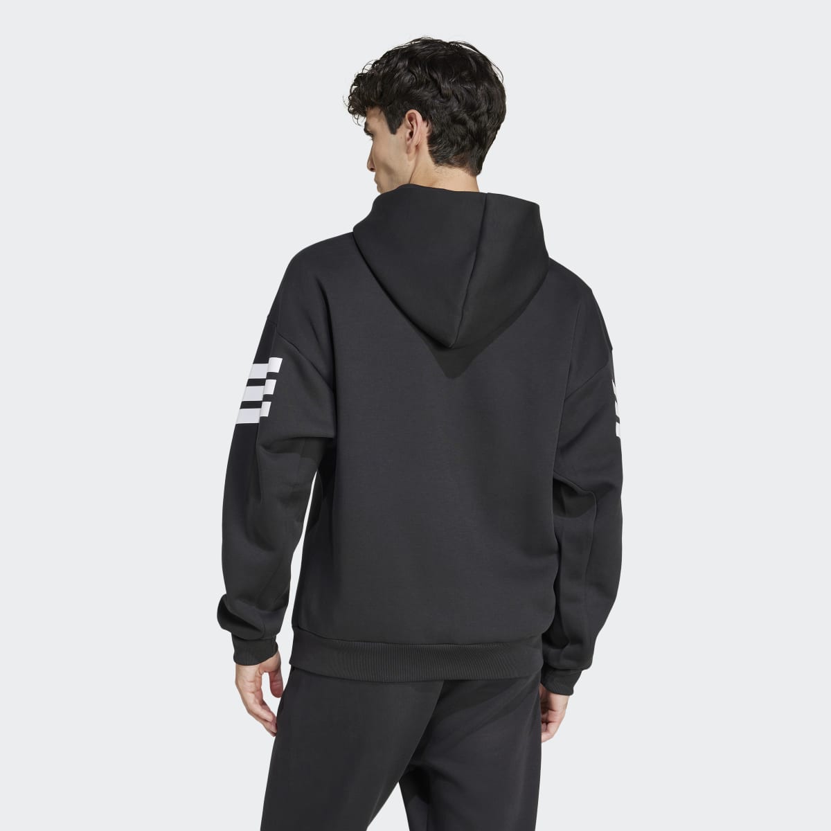 Sweatshirt de Homem Future Icons 3 Faixas Preto-2