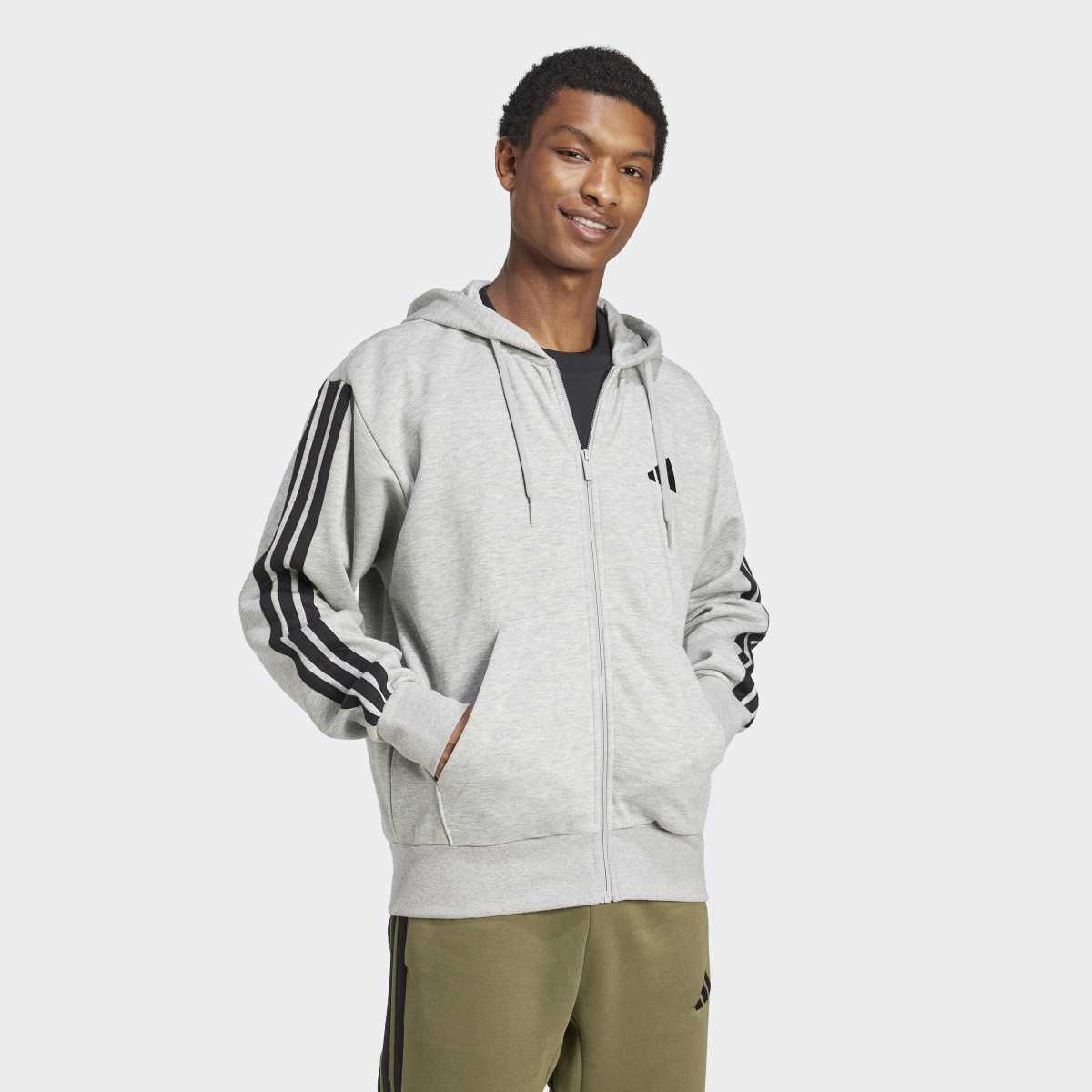 Sweatshirt de homem Essentials adidas Cinzento-3