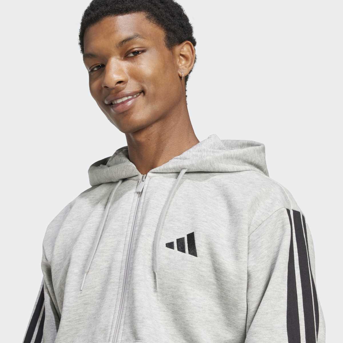 Sweatshirt de homem Essentials adidas Cinzento-4