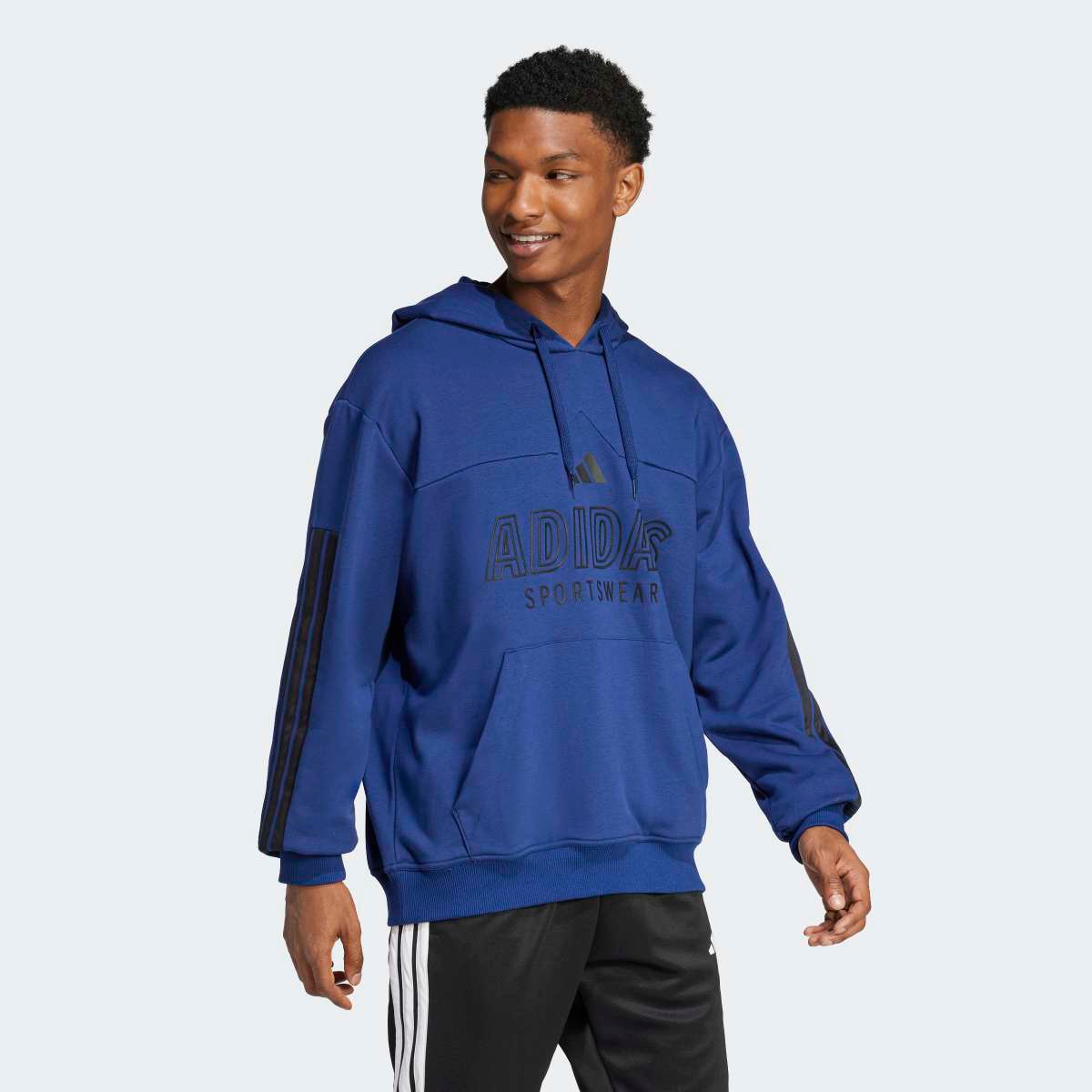 Sweatshirt de Homem House of Tiro French Terry Azul-escuro-3