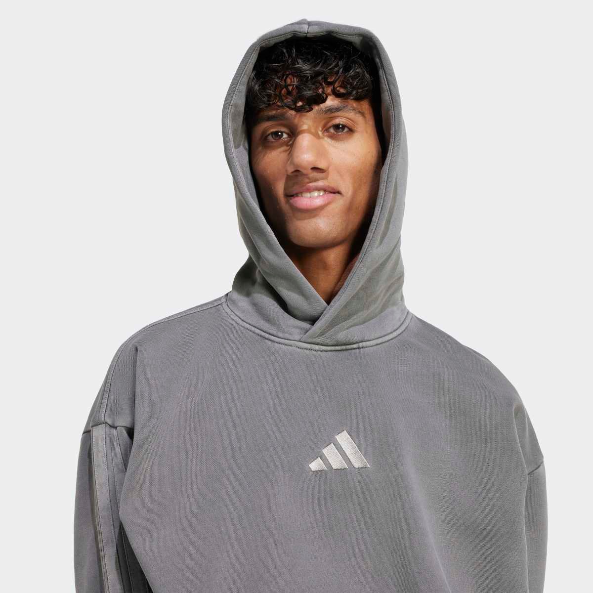 Sweatshirt de Homem All SZN Fleece Washed Preto-5