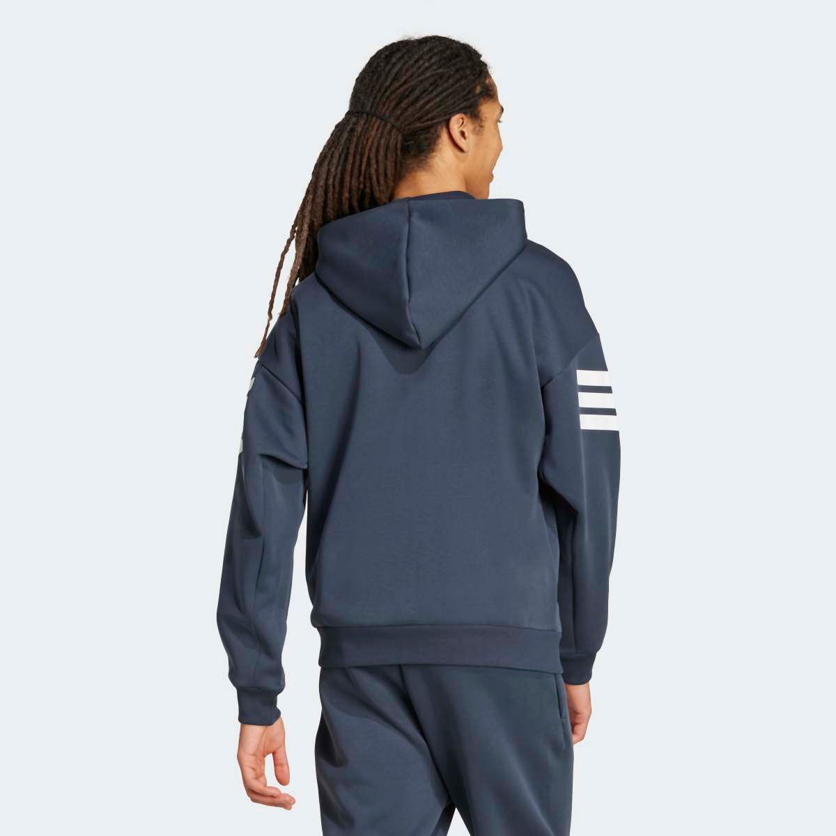 Sweatshirt de Homem Future Icons 3 Faixas Azul-2