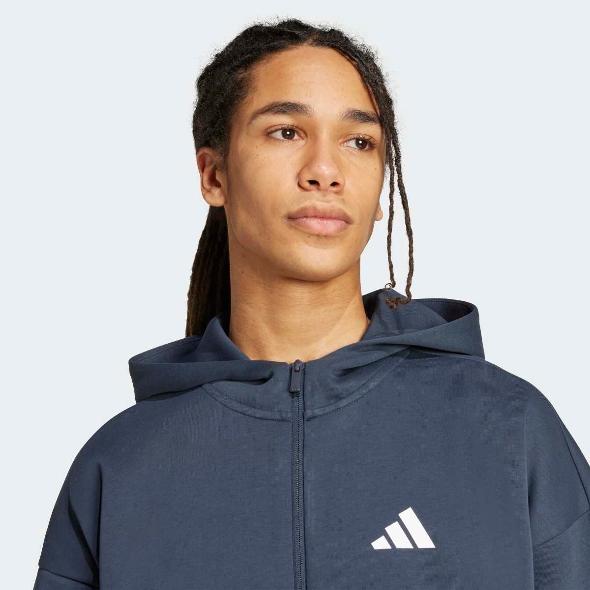 Sweatshirt de Homem Future Icons 3 Faixas Azul-4