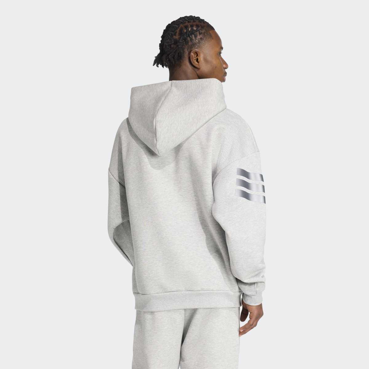 Sweatshirt de Homem Future Icons 3 Faixas Cinzento-2