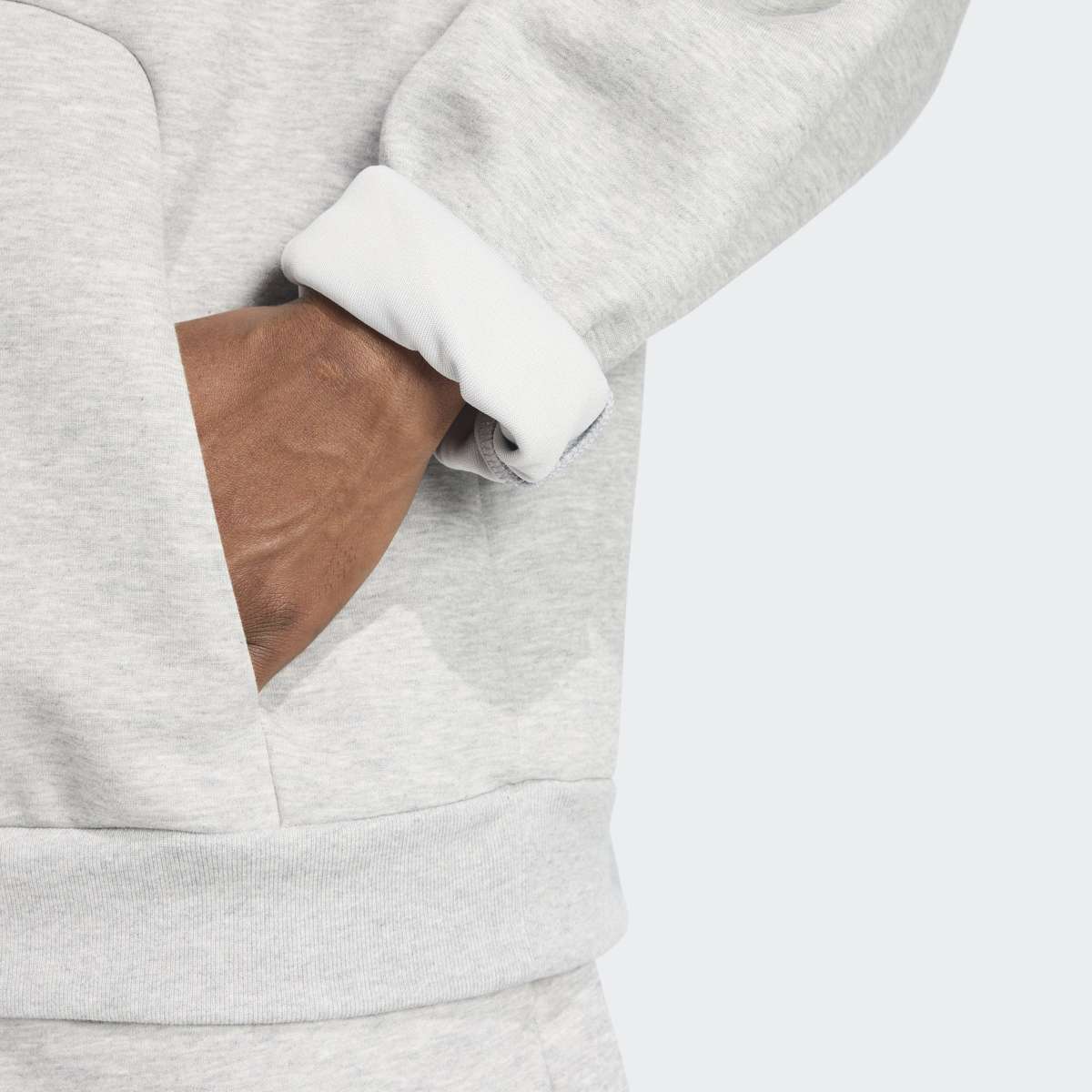 Sweatshirt de Homem Future Icons 3 Faixas Cinzento-4
