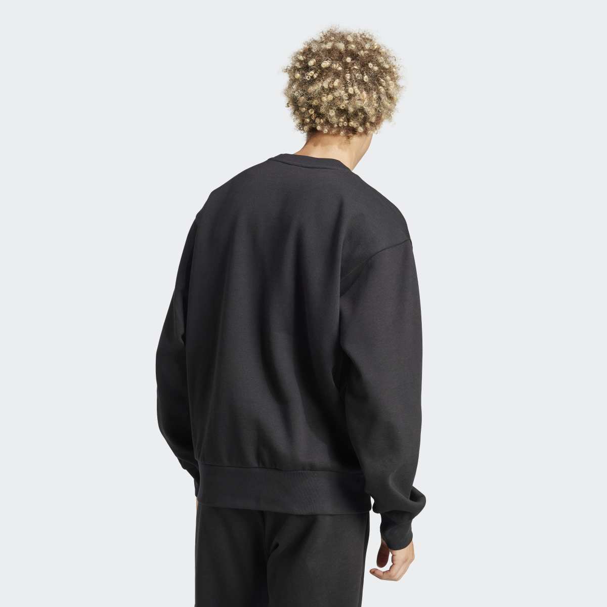 Sweatshirt de Homem Essentials Big Logo Fleece Preto-2