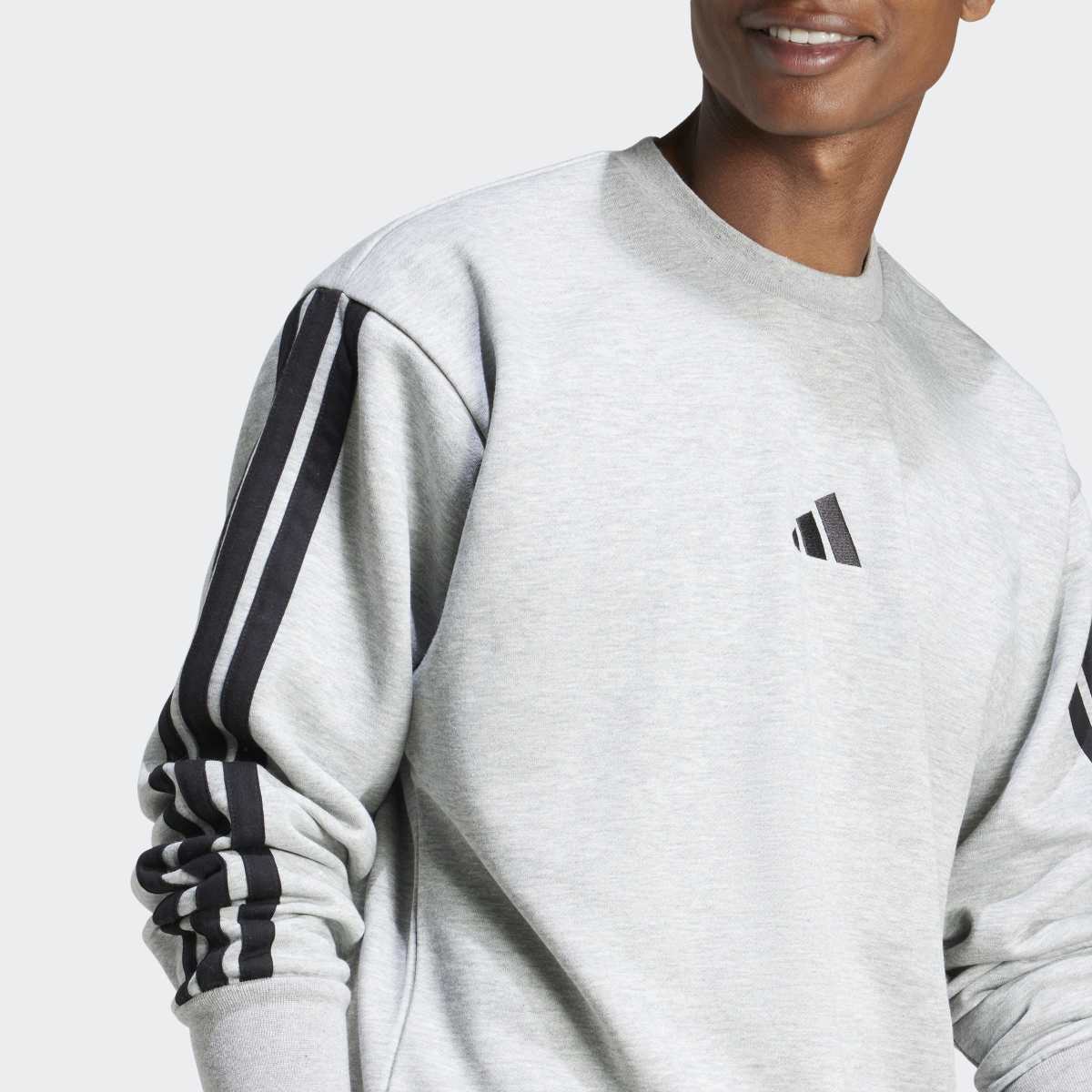 Sweatshirt de homem Essentials adidas Cinzento-4