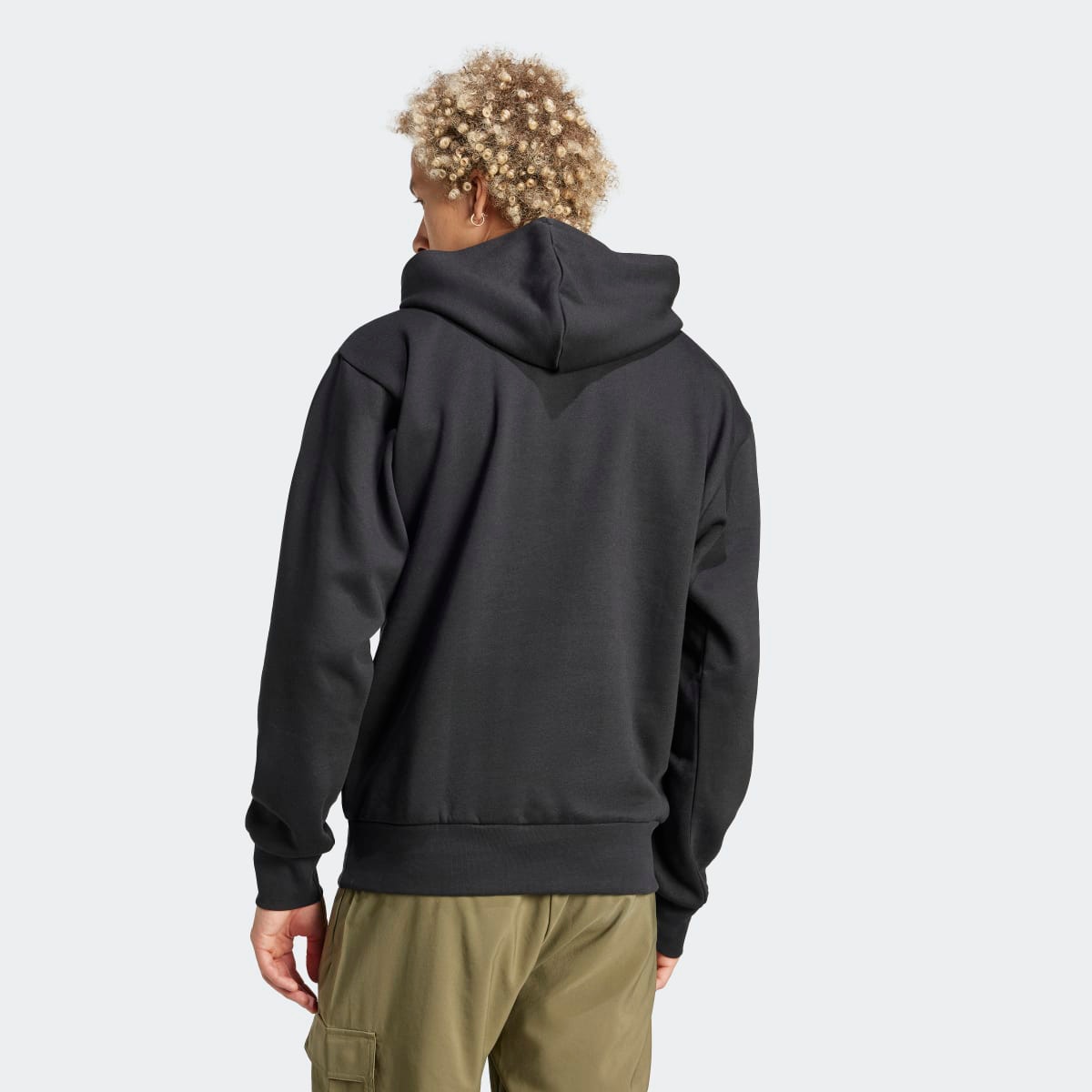 Sweatshirt de Homem Essentials Big Logo Fleece Preto-2