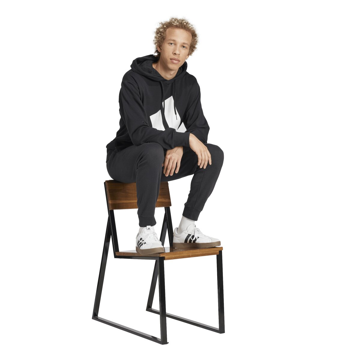 Sweatshirt de homem Essentials adidas Preto-5