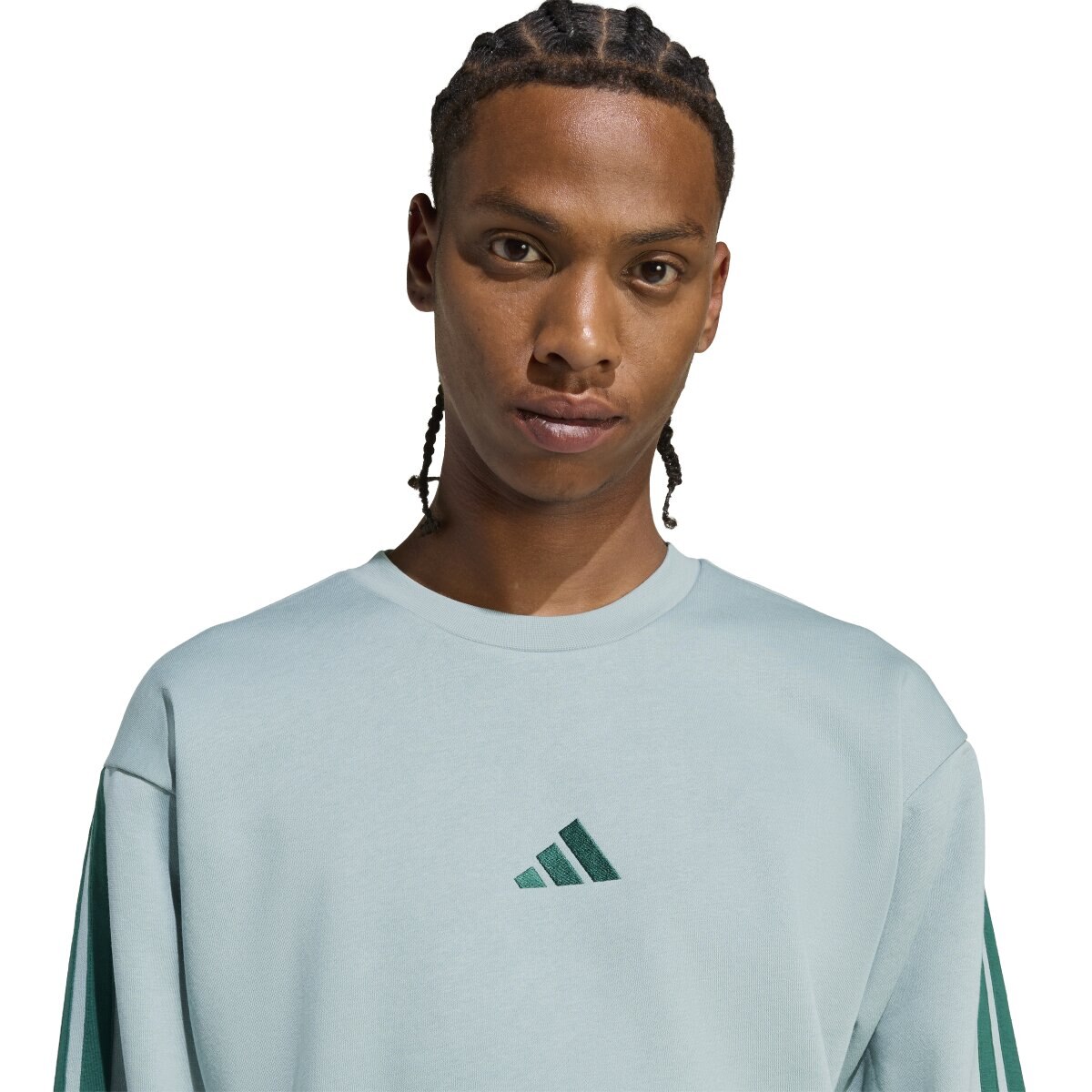 Sweatshirt de homem Essentials adidas Verde-4
