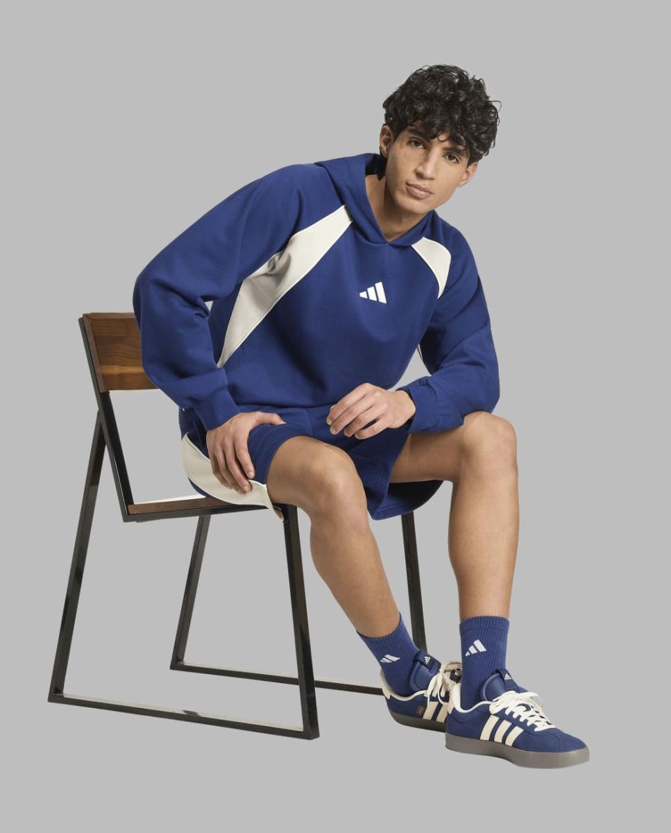 Sweatshirt de Homem Essentials Seasonal Azul-3