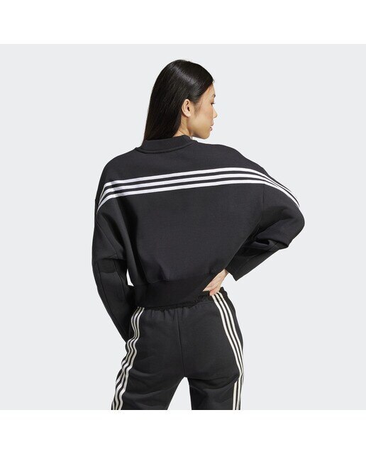 Sweatshirt de Mulher Future Icons 3 Faixas Preto-2