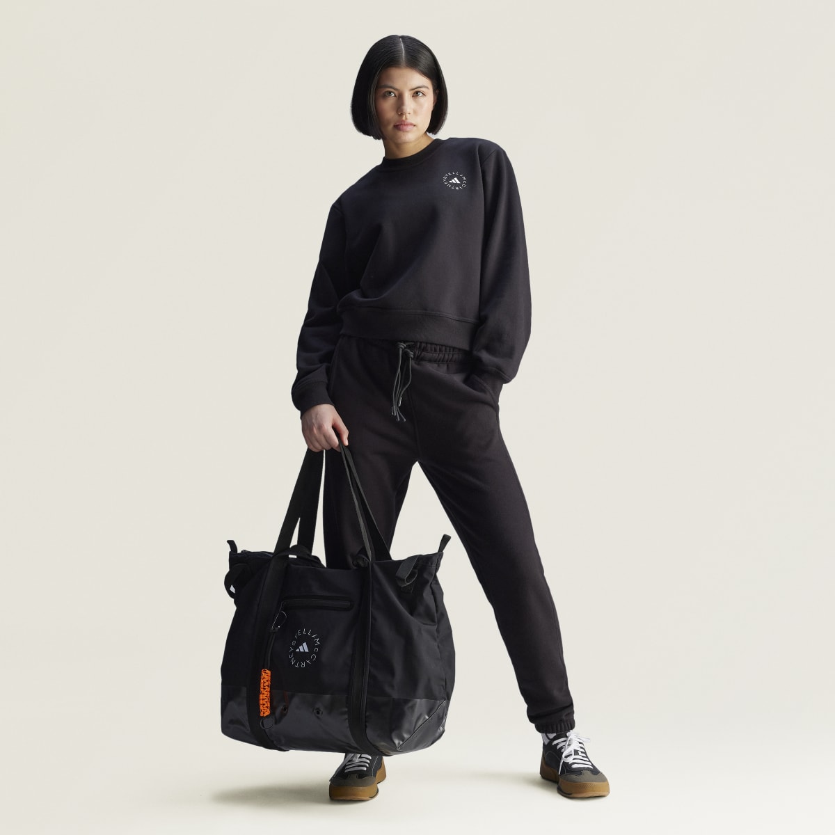 Sweatshirt de Mulher Regular by Stella McCartney Preto-4