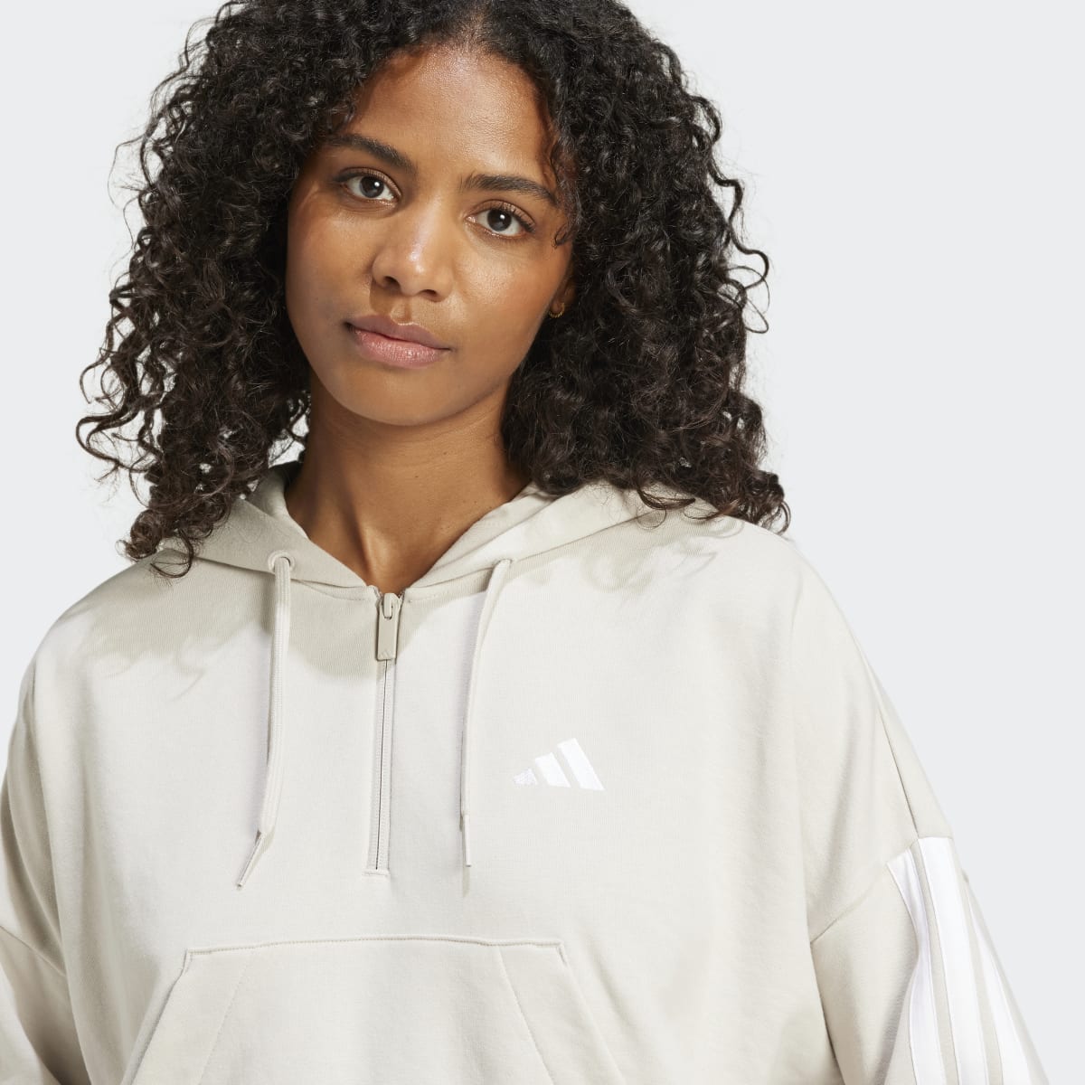 Sweatshirt de Mulher Essentials Cinzento-3