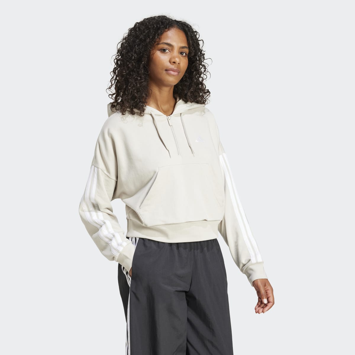 Sweatshirt de Mulher Essentials Cinzento-4