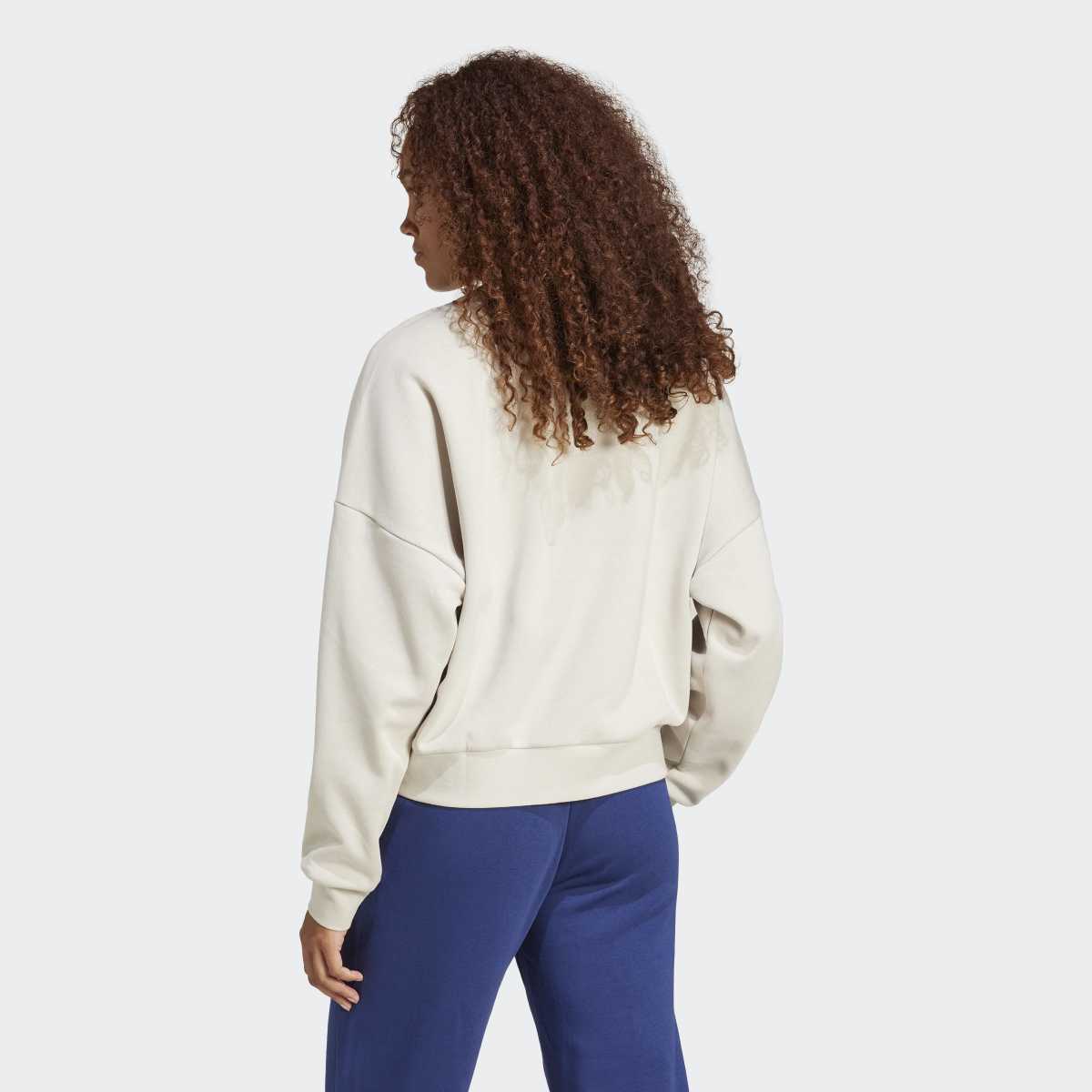 Sweatshirt de Mulher Essentials Small Logo Feelcozy Bege-2