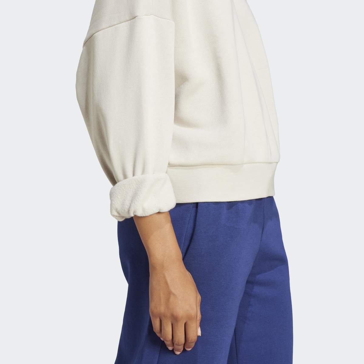 Sweatshirt de Mulher Essentials Small Logo Feelcozy Bege-4