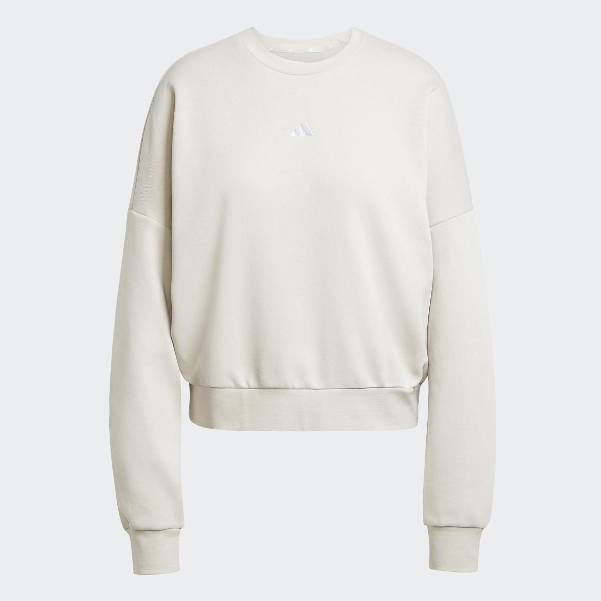 Sweatshirt de Mulher Essentials Small Logo Feelcozy Bege-6