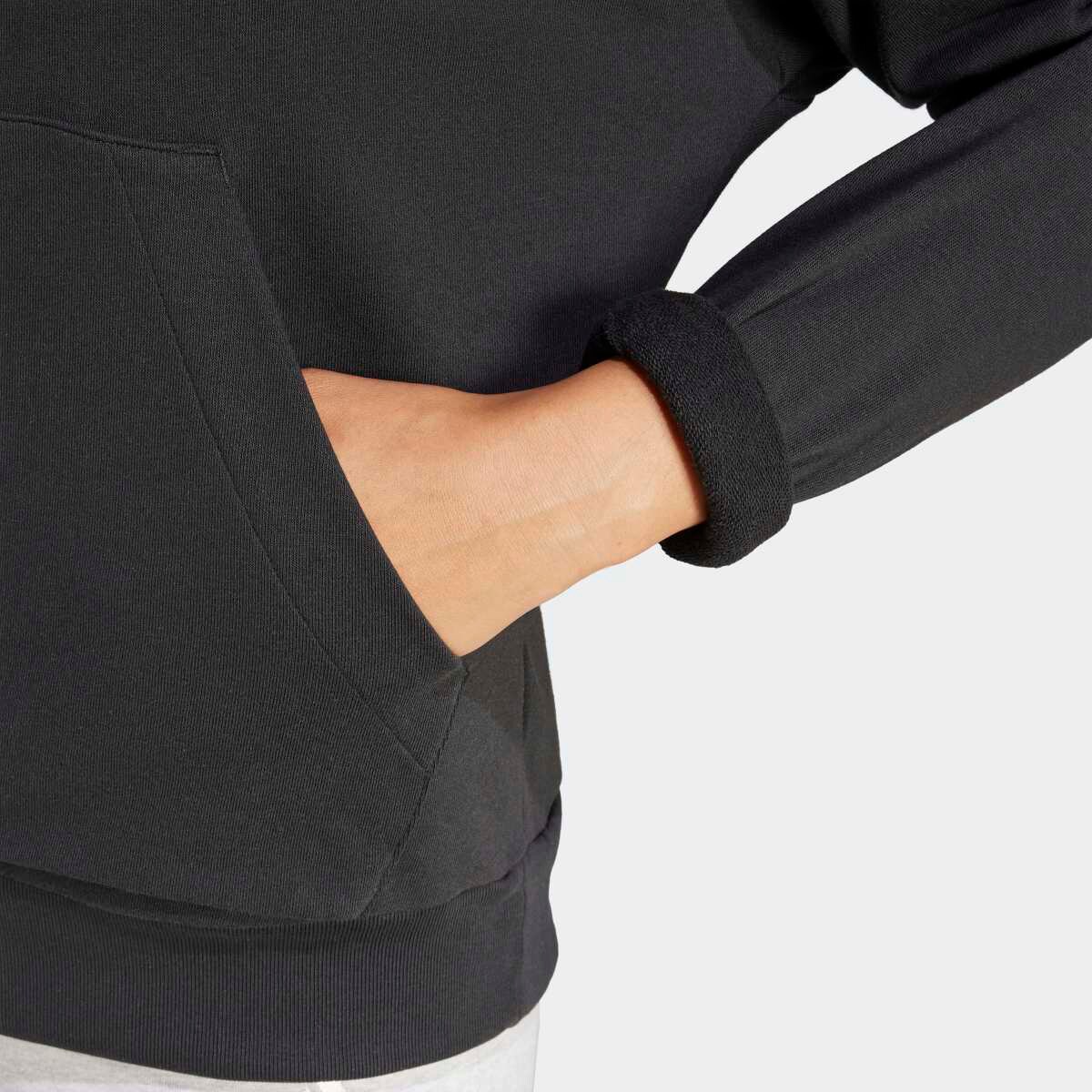 Sweatshirt de Mulher Essentials Small Logo French Terry Preto-4