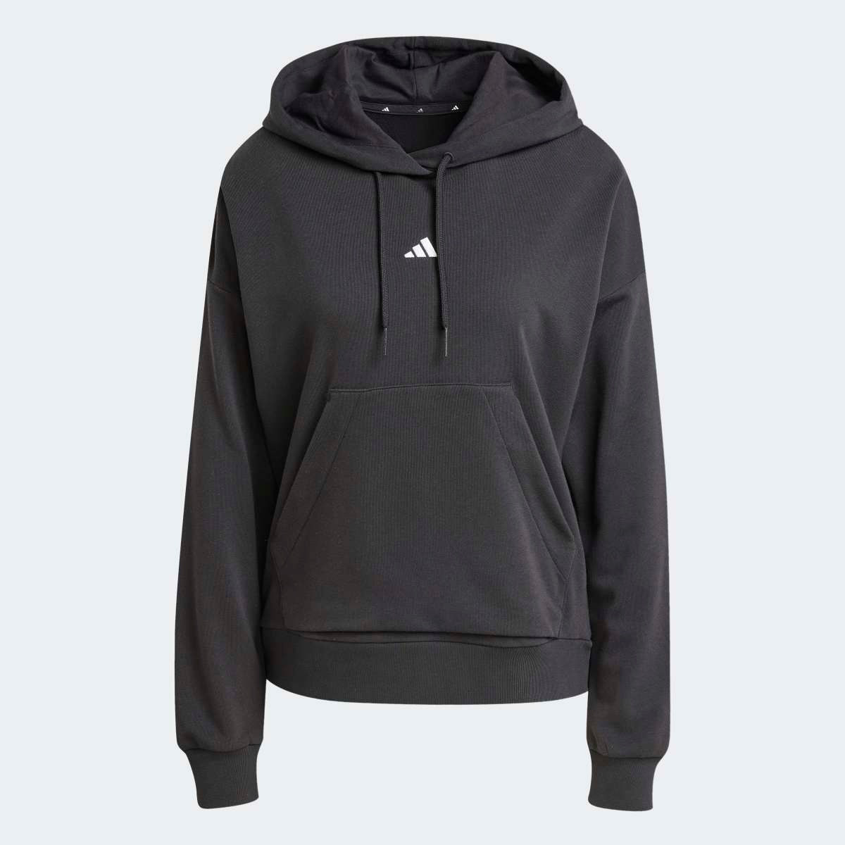 Sweatshirt de Mulher Essentials Small Logo French Terry Preto-6
