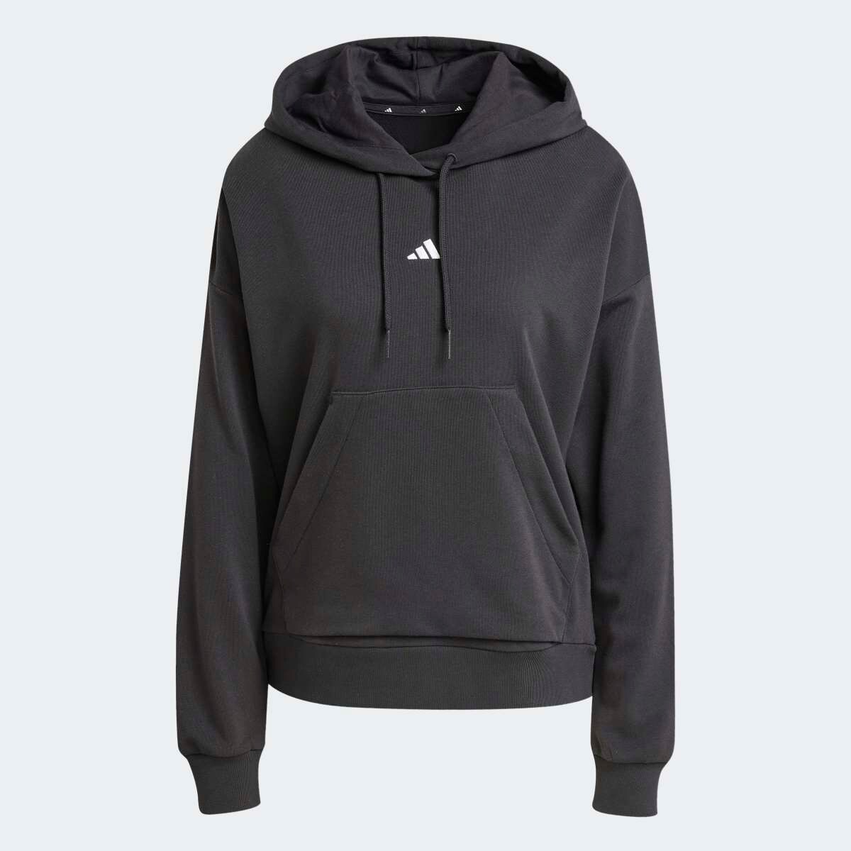 Sweatshirt de Mulher Essentials Small Logo French Terry Preto-6