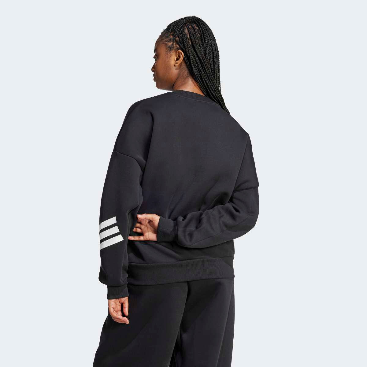 Sweatshirt de Mulher Future Icons 3 Faixas Preto-2