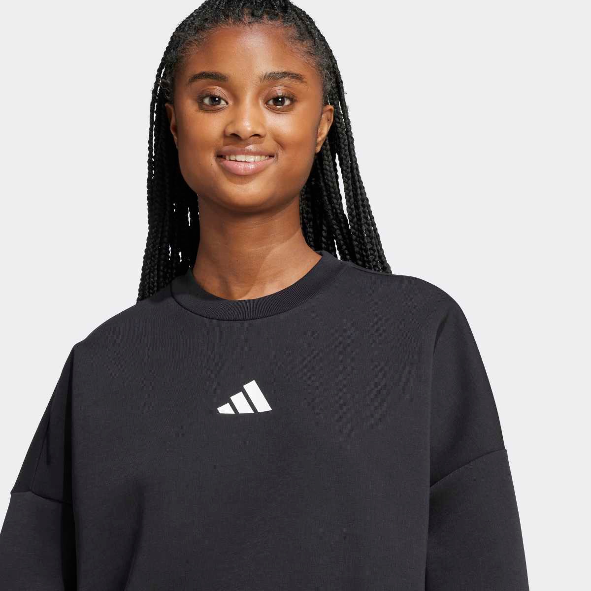 Sweatshirt de Mulher Future Icons 3 Faixas Preto-4