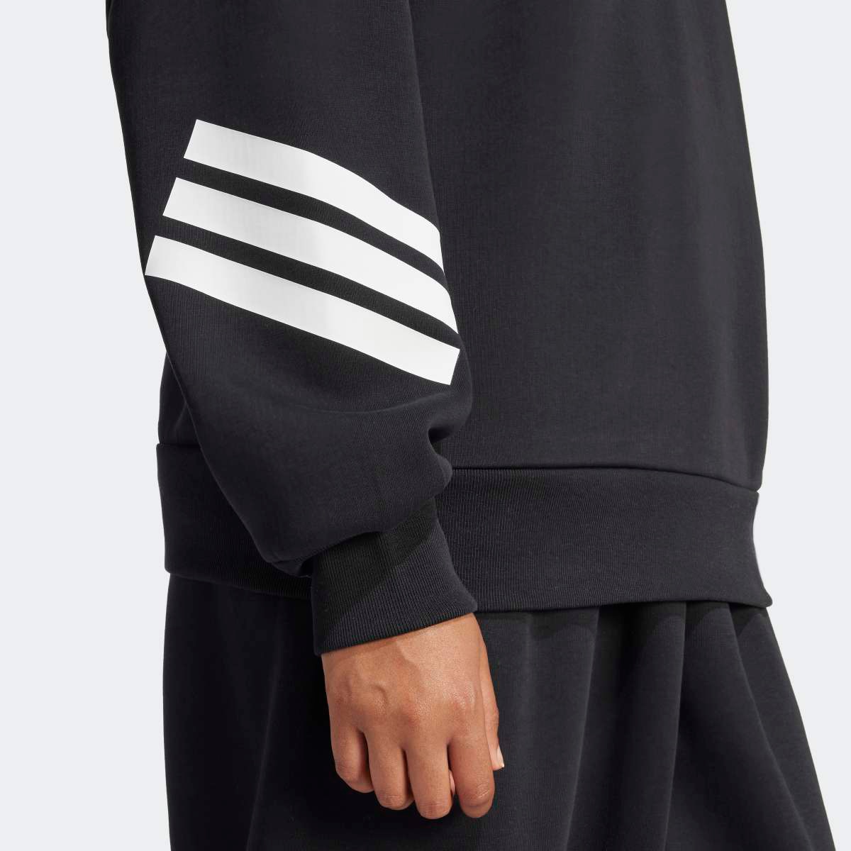 Sweatshirt de Mulher Future Icons 3 Faixas Preto-5