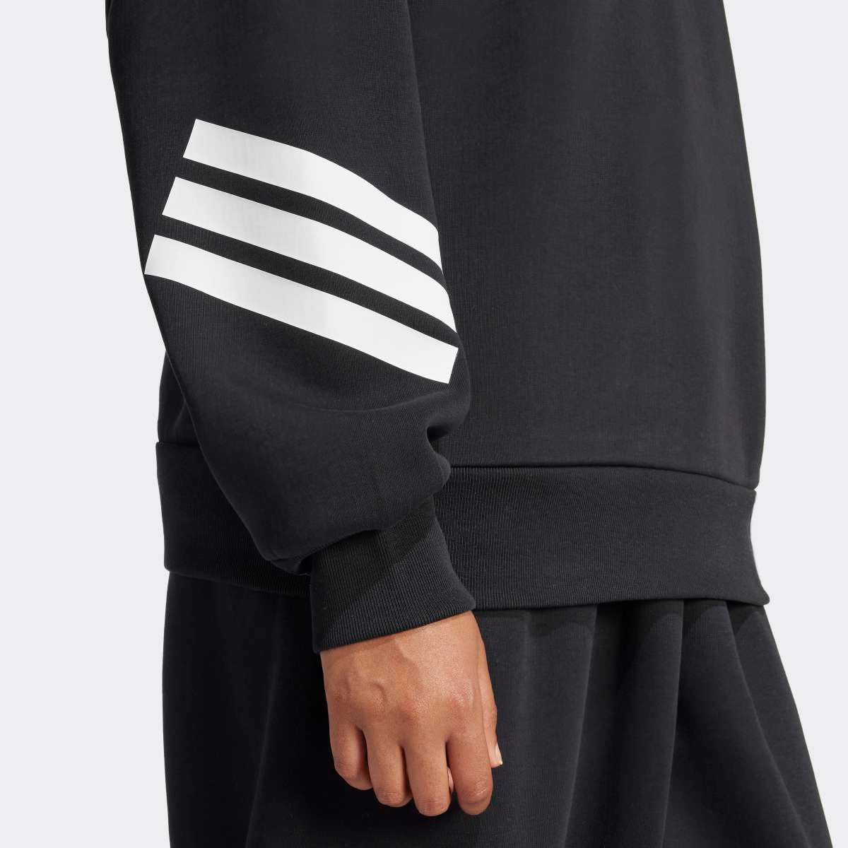 Sweatshirt de Mulher Future Icons 3 Faixas Preto-5