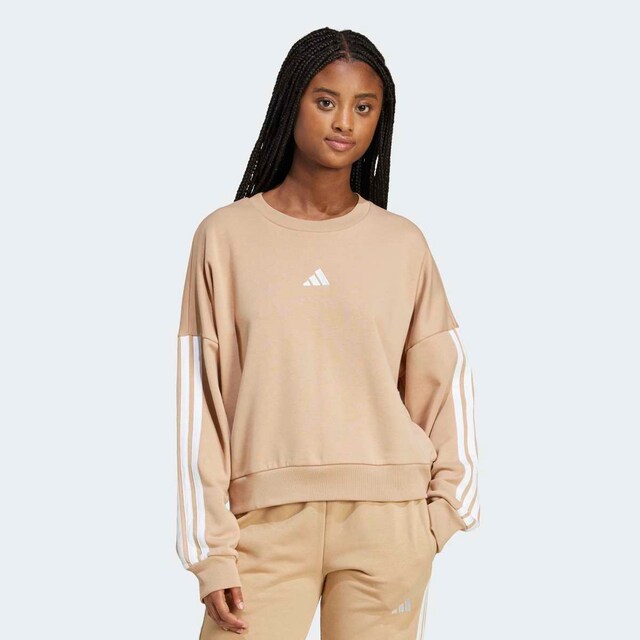 Sudadera de mujer Essentials French Terry 3 bandas adidas