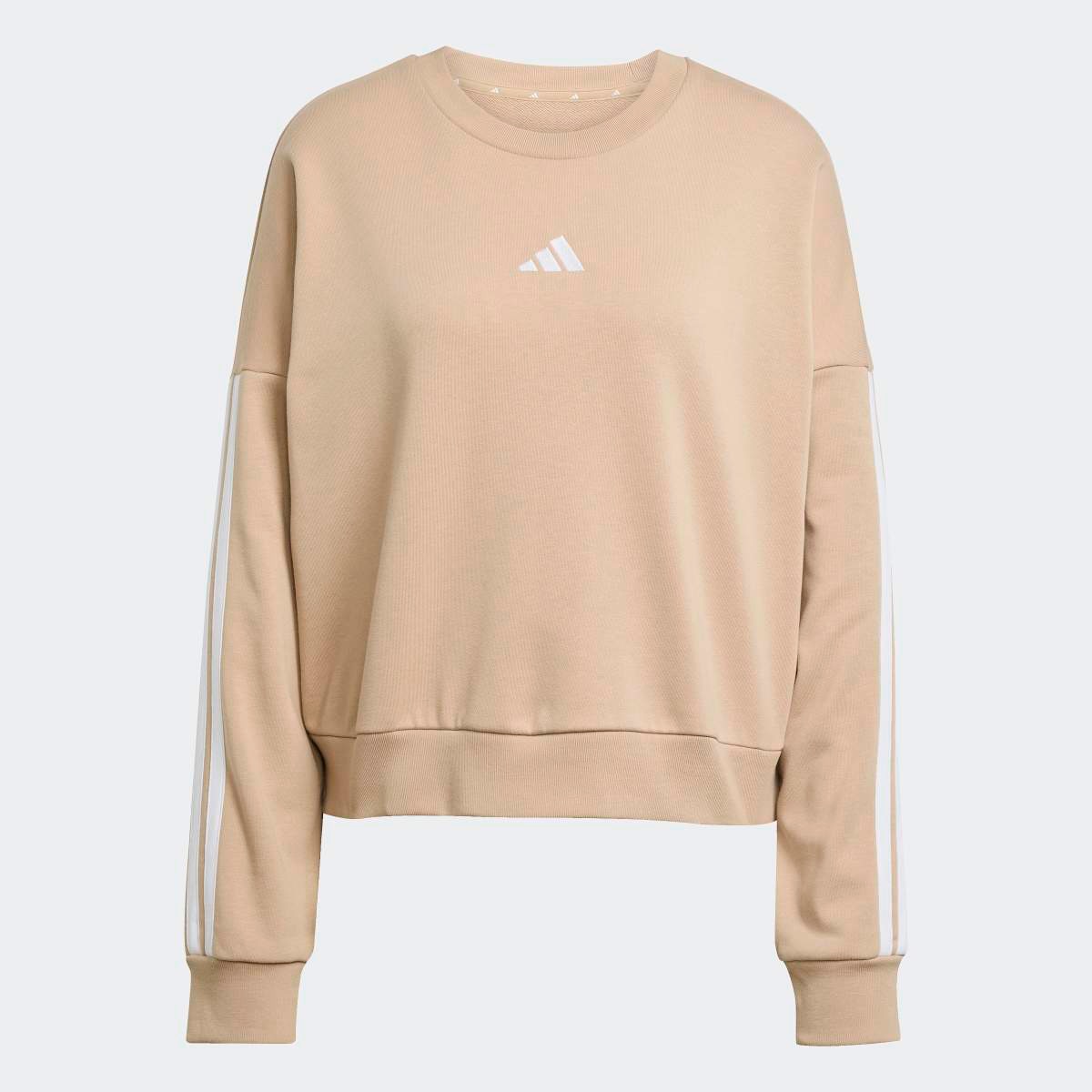Sweatshirt Essentials French Terry 3 faixas Castanho-6