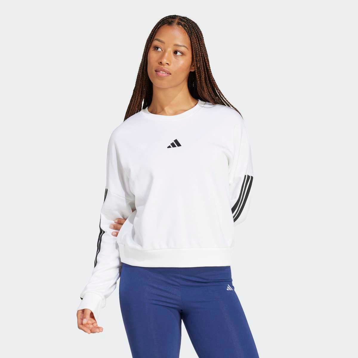 Sudadera de mujer Essentials French Terry bandas adidas · adidas