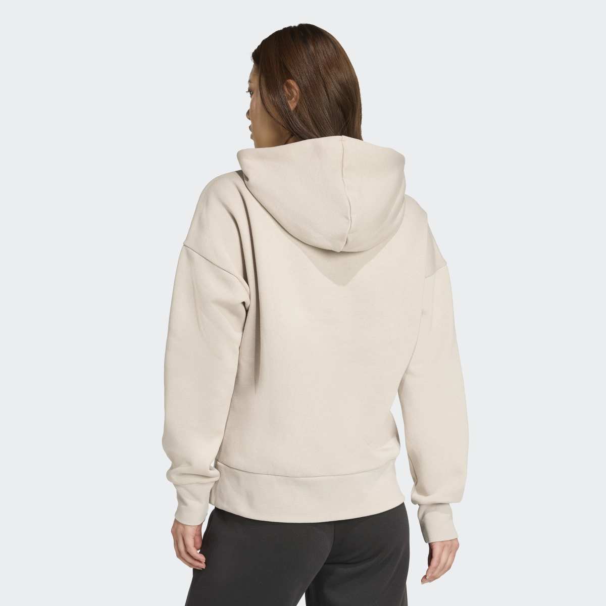 Sweatshirt de Mulher Holiday Metallic Graphic Bege-2