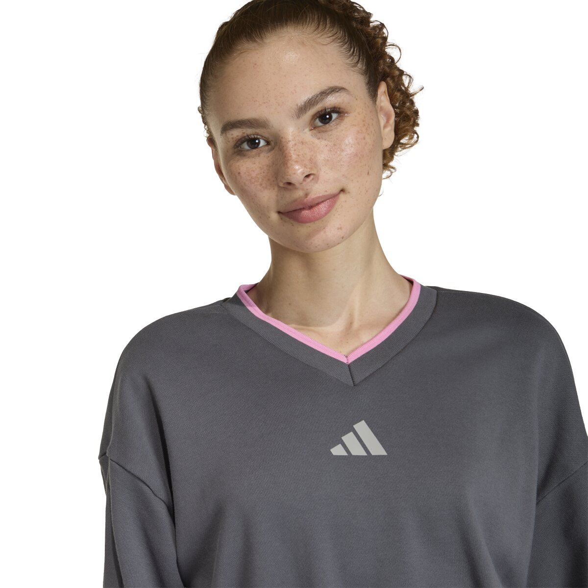 Sweatshirt de Mulher Stadium Cinzento-4