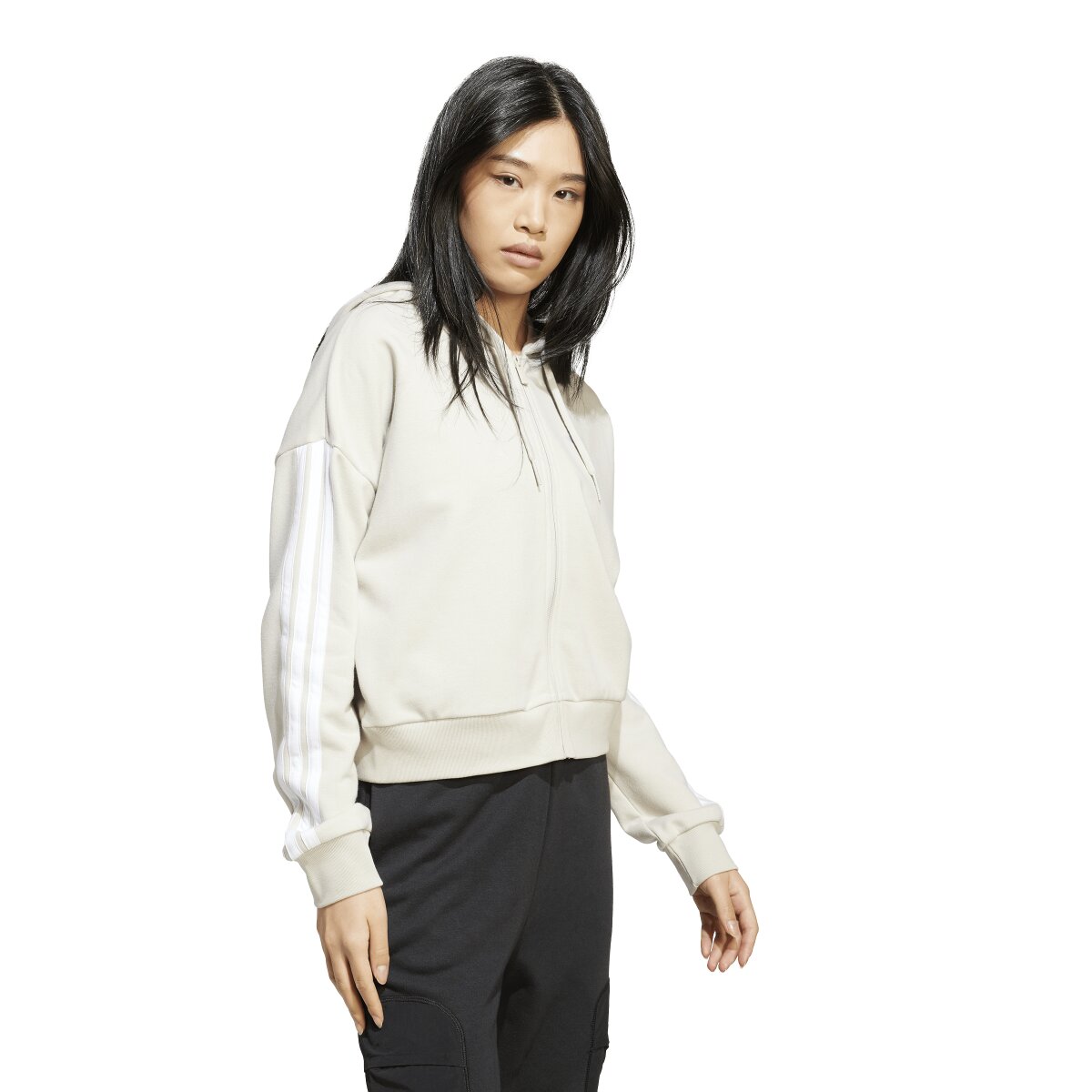 Sweatshirt de mulher Essentials adidas Bege-4