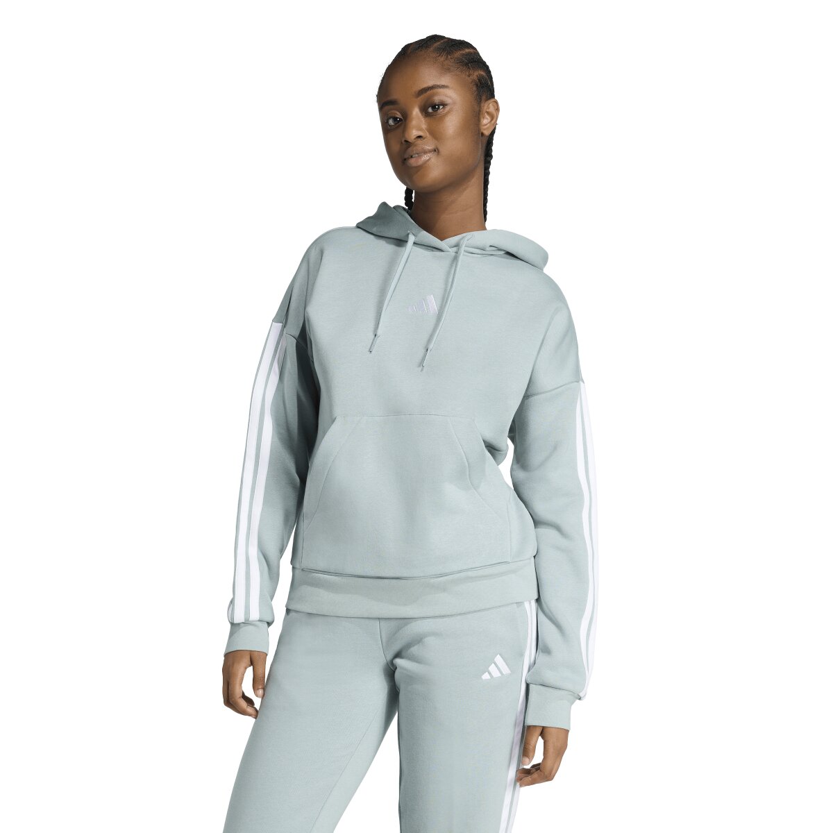 Sweatshirt de mulher Essentials adidas Verde-1
