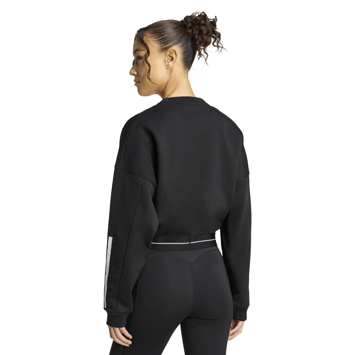 Sweatshirt de Mulher Workout Essentials Plus Preto-3