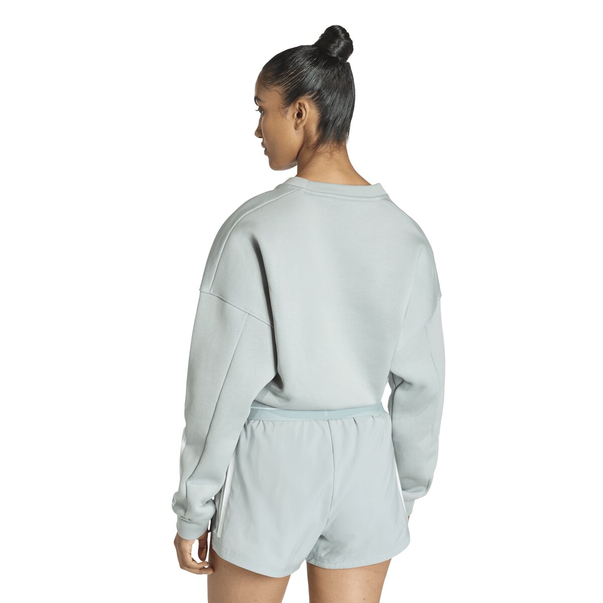 Sweatshirt de Mulher Workout Essentials Plus Verde-3