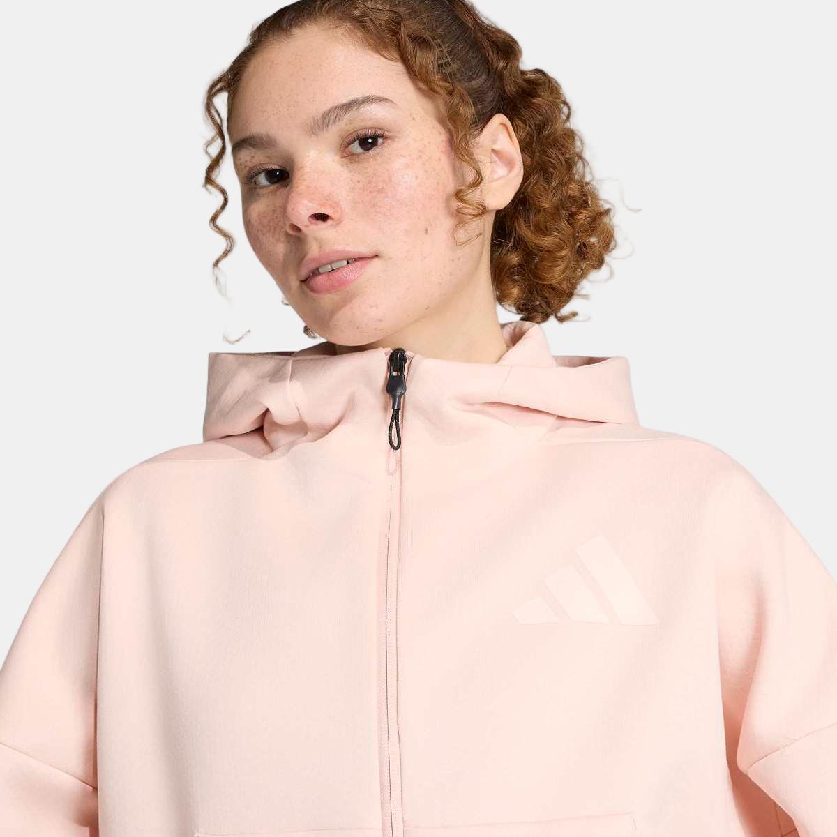 Sweatshirt de mulher Z.N.E. adidas Rosa-5