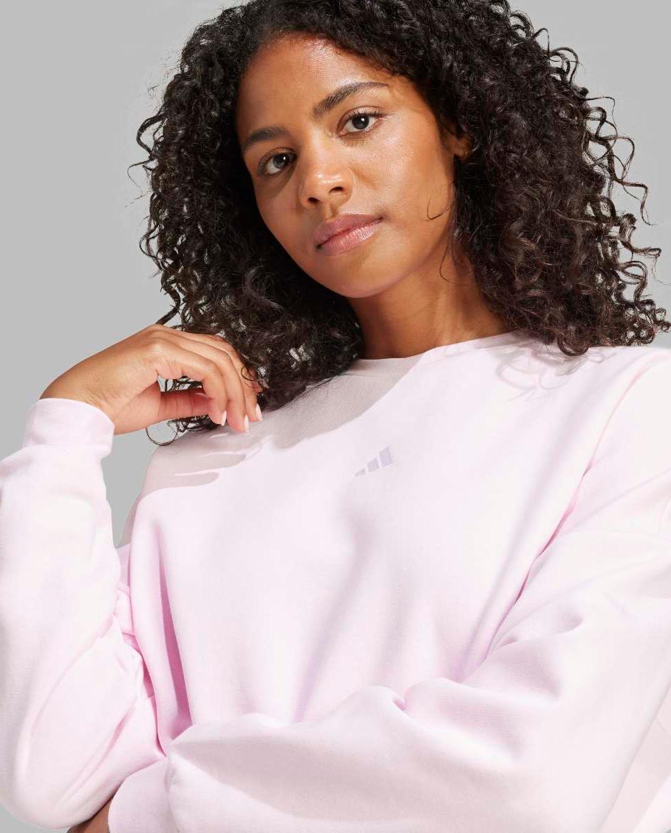 Sweatshirt de mulher Essentials adidas Rosa-4