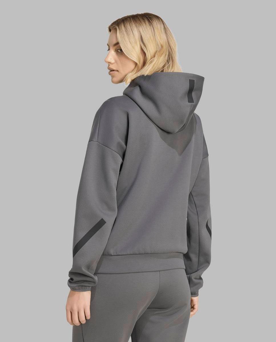 Sweatshirt de Mulher Z.N.E Cinzento-2