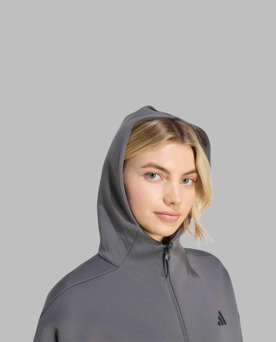 Sweatshirt de Mulher Z.N.E Cinzento-4