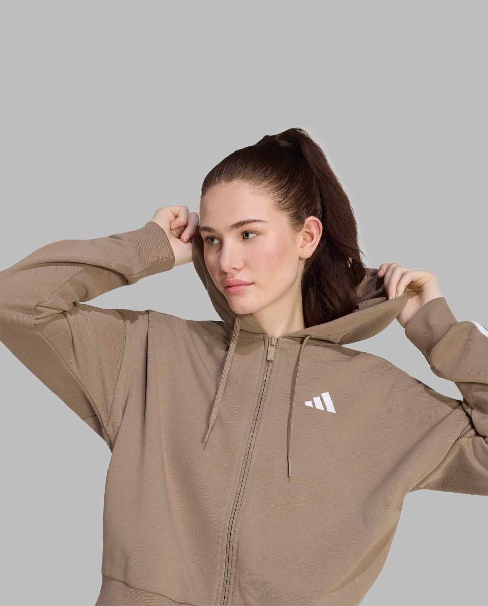 Sweatshirt de mulher Essentials adidas Bege-3