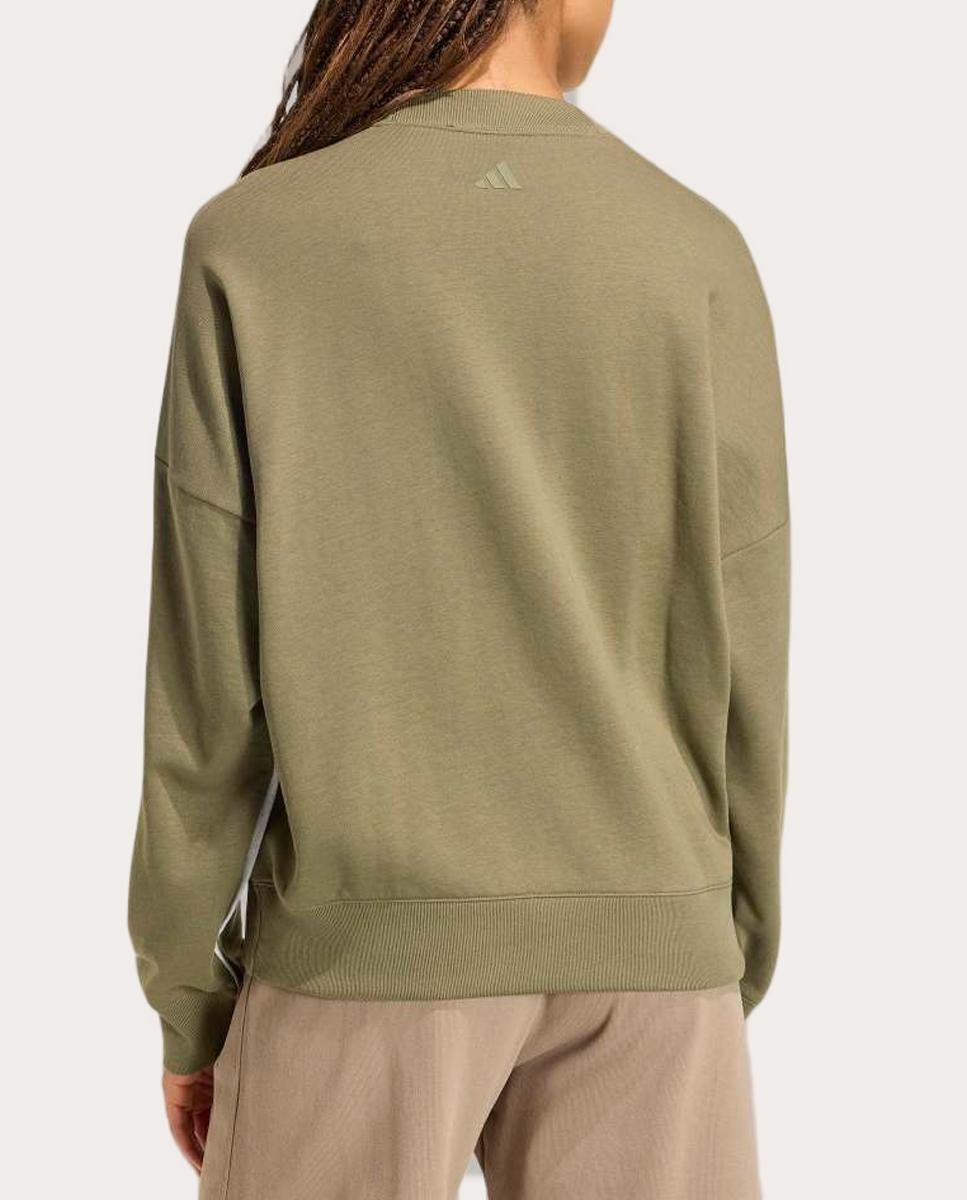 Sweatshirt de Mulher Essentials Seasonal Verde-2