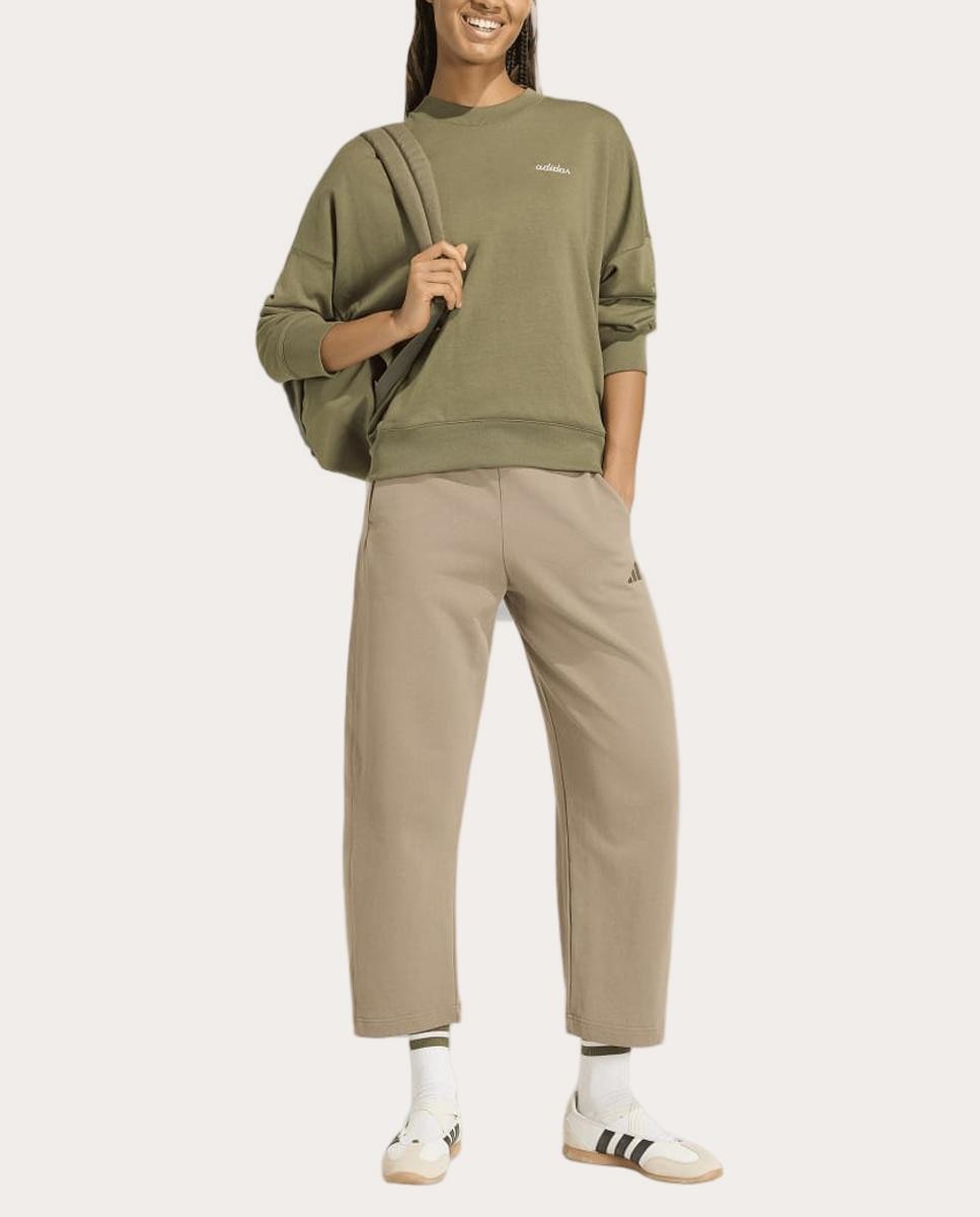 Sweatshirt de Mulher Essentials Seasonal Verde-3