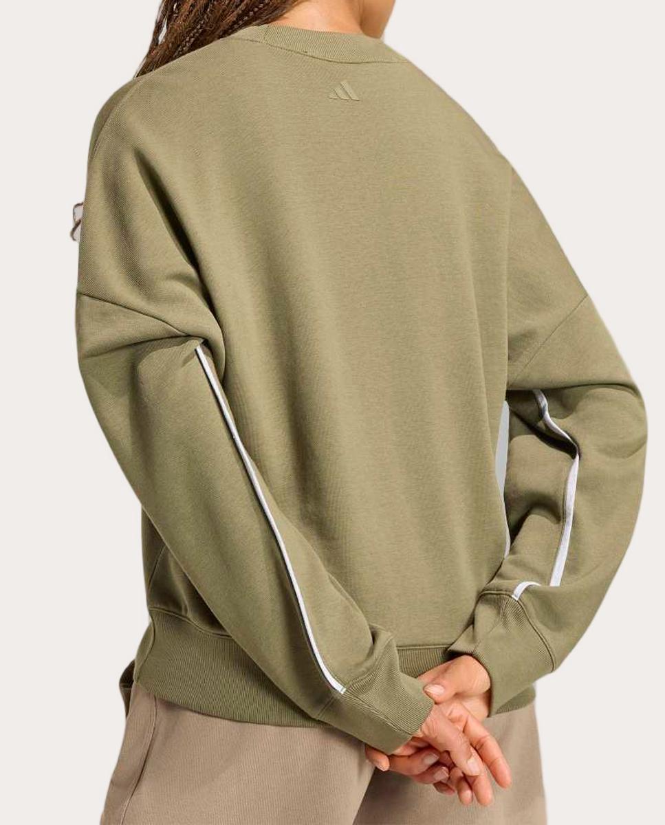 Sweatshirt de Mulher Essentials Seasonal Verde-4