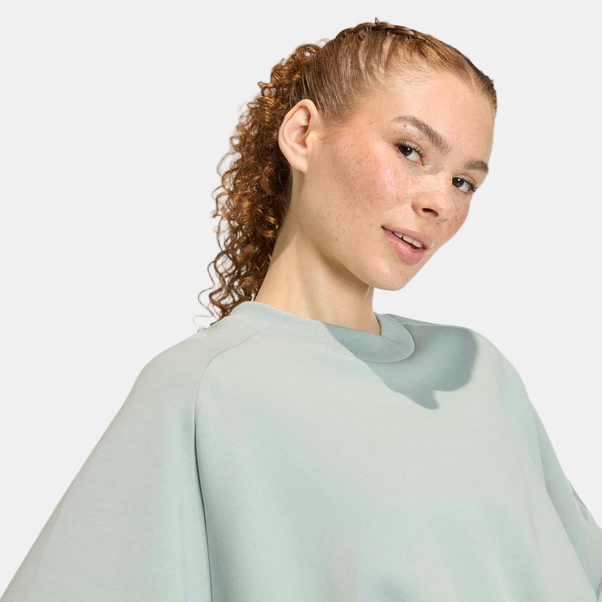 Sweatshirt Casual de Mulher W ALL SZN SL SW Verde-3