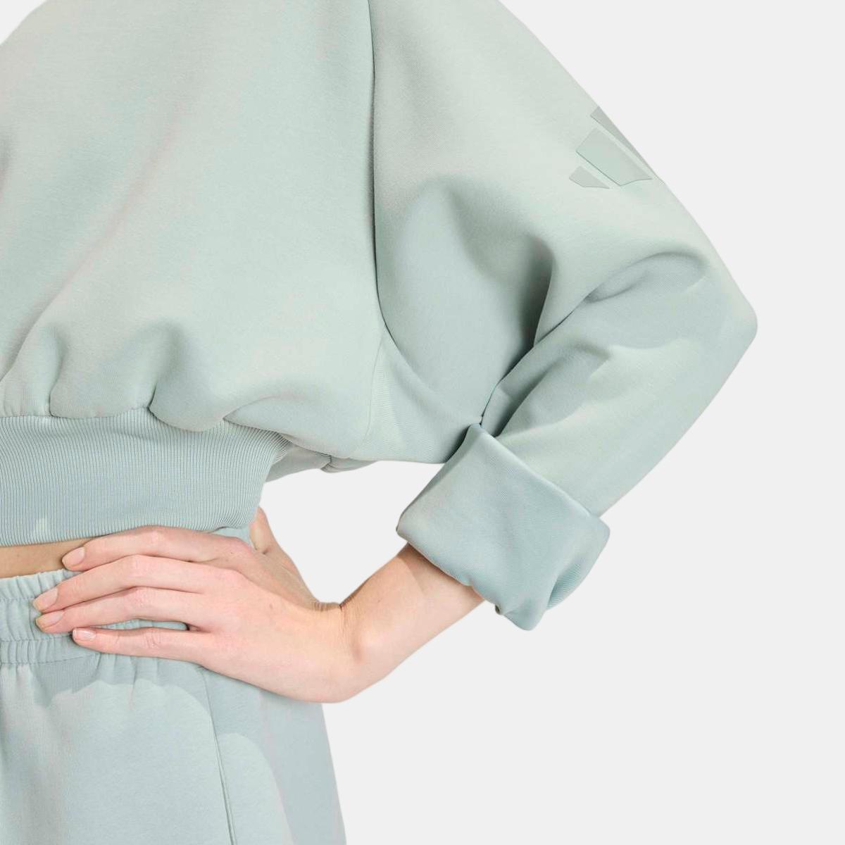 Sweatshirt Casual de Mulher W ALL SZN SL SW Verde-4